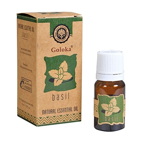 Óleo Essencial de Manjericão Goloka (Basil Natural Essencial Oil)
