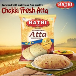 Farinha de Trigo HATHI  (Shudh Chakki Atta) 1Kg