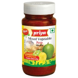 Priya Pickle de Mistura de Vegetais (Mix Vegetable Pickle)