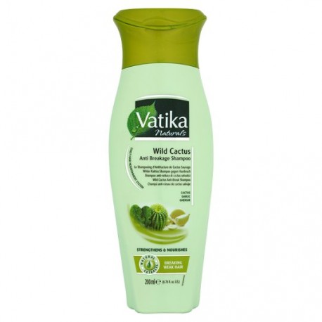 Vatika Wild Cactus (Shampoo de Cactos Contra Queda do Cabelo)